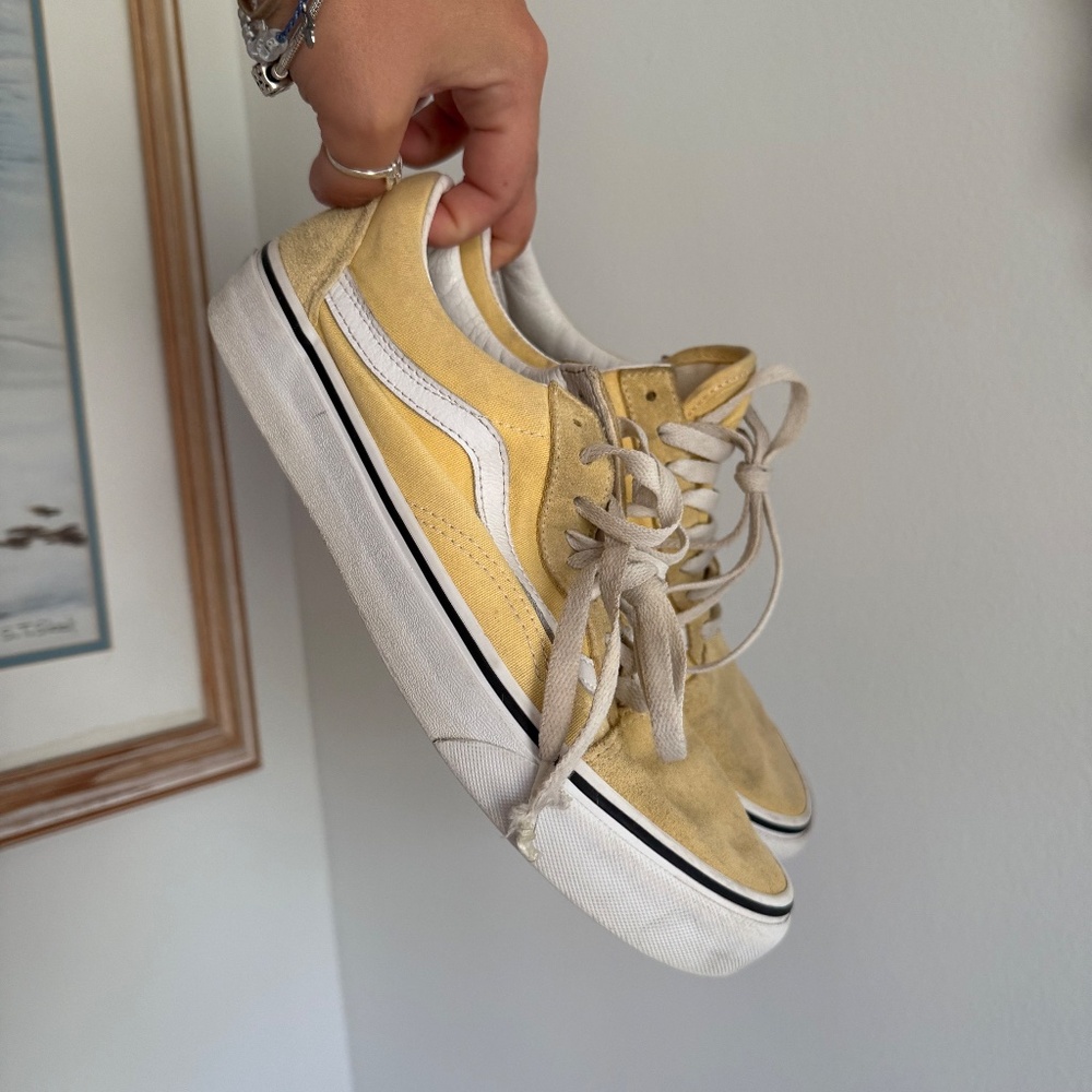 Yellow Vans Women's size 9 - Picture 2 of 10